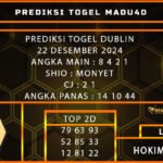 PREDIKSI TOGEL DUBLIN 22 DESEMBER 2024