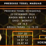 PREDIKSI TOGEL HONGKONG 23 DESEMBER 2024