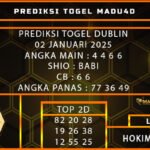 PREDIKSI TOGEL DUBLIN 02 JANUARI 2025