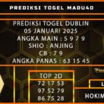 PREDIKSI TOGEL DUBLIN 05 JANUARI 2025