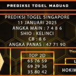 PREDIKSI TOGEL SINGAPORE 11 JANUARI 2025