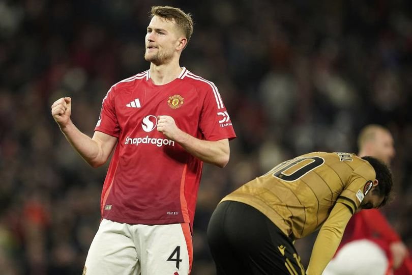 Kenapa Matthijs De Ligt dan Toby Collyer Absen di Laga Lyon vs Manchester United?