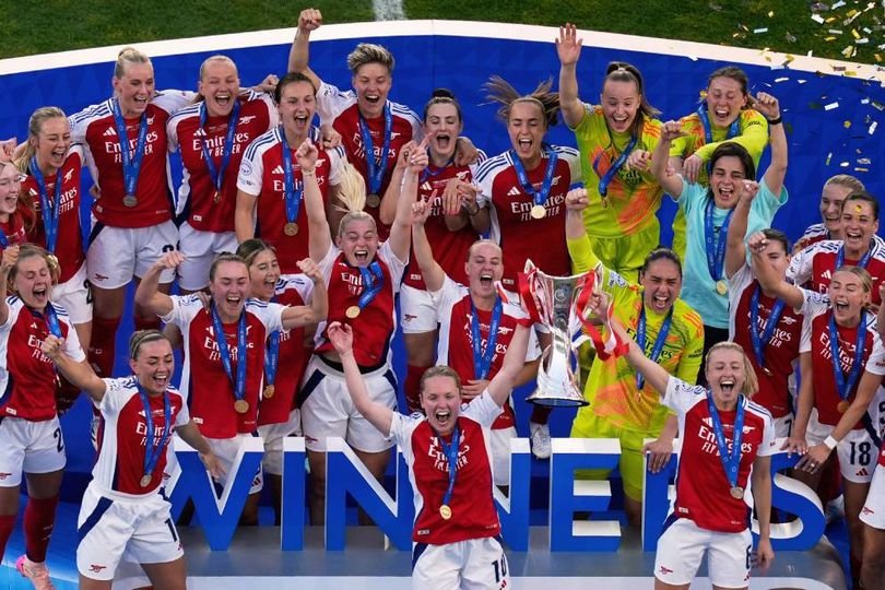 Arsenal Bungkam Barcelona dan Rebut Gelar Kedua Liga Champions Wanita, Tim Pria Kapan?