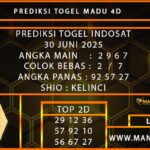PREDIKSI TOGEL INDOSAT 30 JUNI 2025