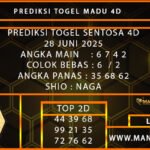 PREDIKSI TOGEL SENTOSA 4D 28 JUNI 2025