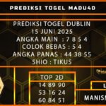 PREDIKSI TOGEL DUBLIN 15 JUNI 2025