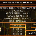 PREDIKSI TOGEL FINLANDIA POOLS 12 JUNI 2025