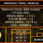 PREDIKSI TOGEL NEW GUINEA 16 JUNI 2025