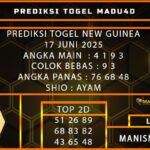 PREDIKSI TOGEL NEW GUINEA 17 JUNI 2025