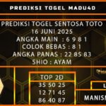 PREDIKSI TOGEL SENTOSA TOTO 16 JUNI 2025
