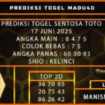 PREDIKSI TOGEL SENTOSA TOTO 17 JUNI 2025