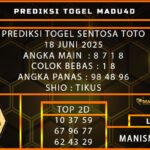PREDIKSI TOGEL SENTOSA TOTO 18 JUNI 2025
