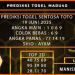 PREDIKSI TOGEL SENTOSA TOTO 19 JUNI 2025