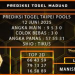 PREDIKSI TOGEL TAIPEI POOLS 12 JUNI 2025