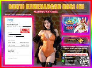 JACKPOT MEMBER DI MADU4D TANGGAL 28 JULI 2025