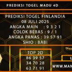 PREDIKSI TOGEL FINLANDIA 08 JULI 2025