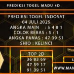 PREDIKSI TOGEL INDOSAT 04 JULI 2025