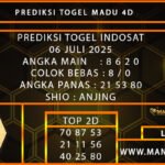 PREDIKSI TOGEL INDOSAT 06 JULI 2025