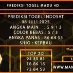PREDIKSI TOGEL INDOSAT 08 JULI 2025