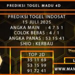 PREDIKSI TOGEL INDOSAT 15 JULI 2025