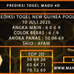 PREDIKSI TOGEL NEW GUINEA 10 JULI 2025
