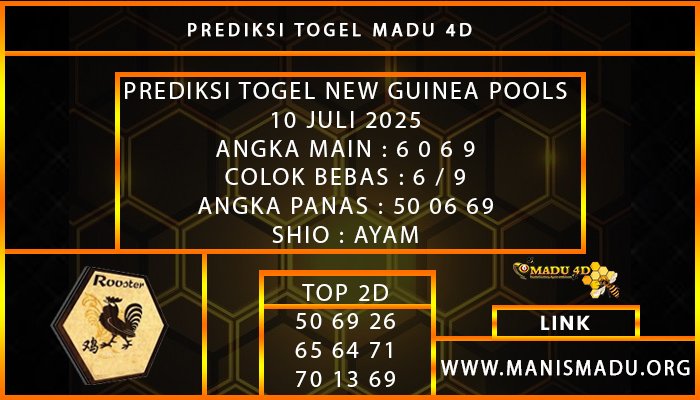 PREDIKSI TOGEL NEW GUINEA 10 JULI 2025