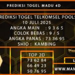 PREDIKSI TOGEL TELKOMSEL 10 JULI 2025