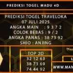 PREDIKSI TOGEL TRAVELOKA 07 JULI 2025